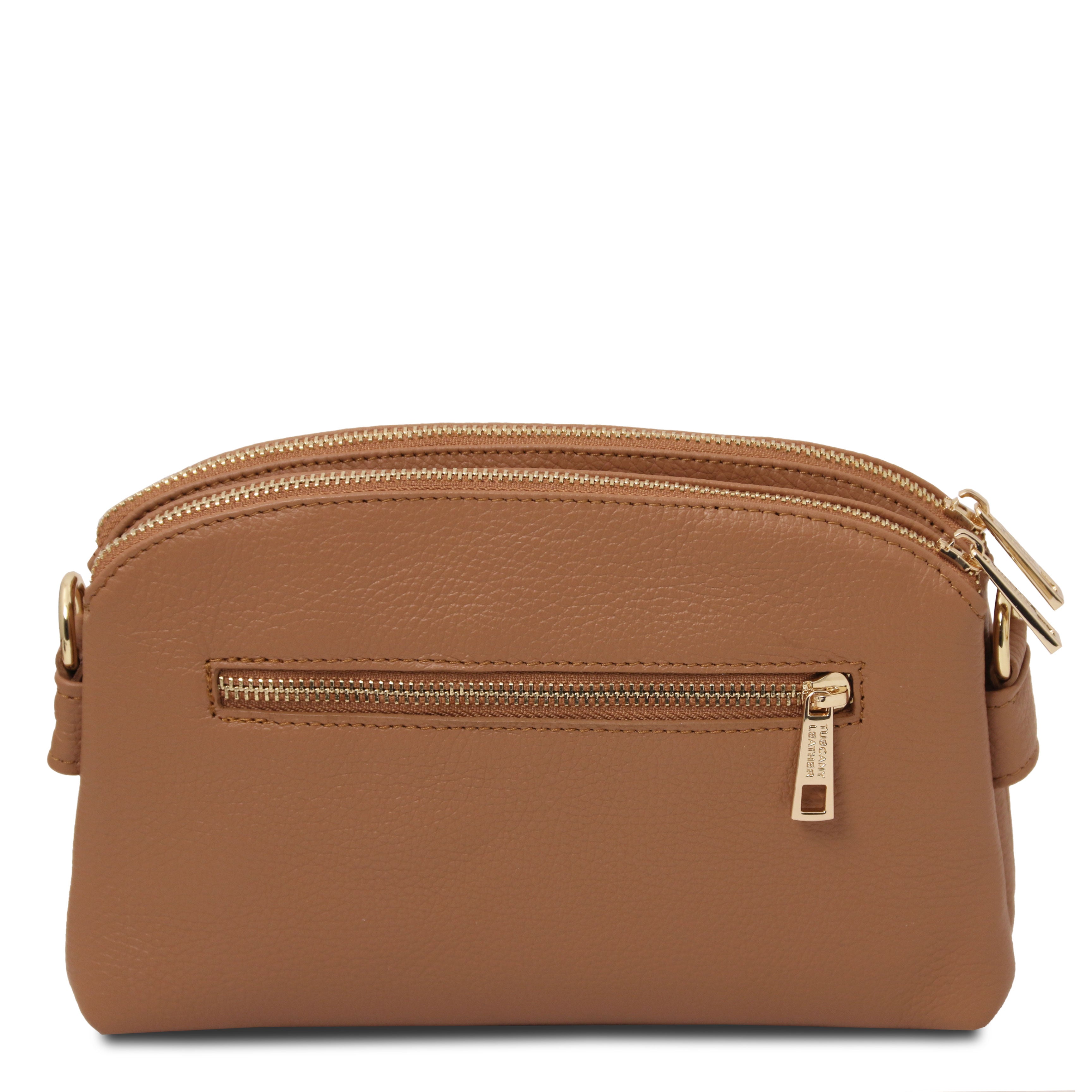 LILY — Sac bandoulière compact en cuir grainé