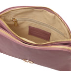 LILY — Sac bandoulière compact en cuir grainé
