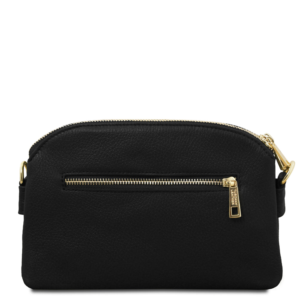 LILY — Sac bandoulière compact en cuir grainé