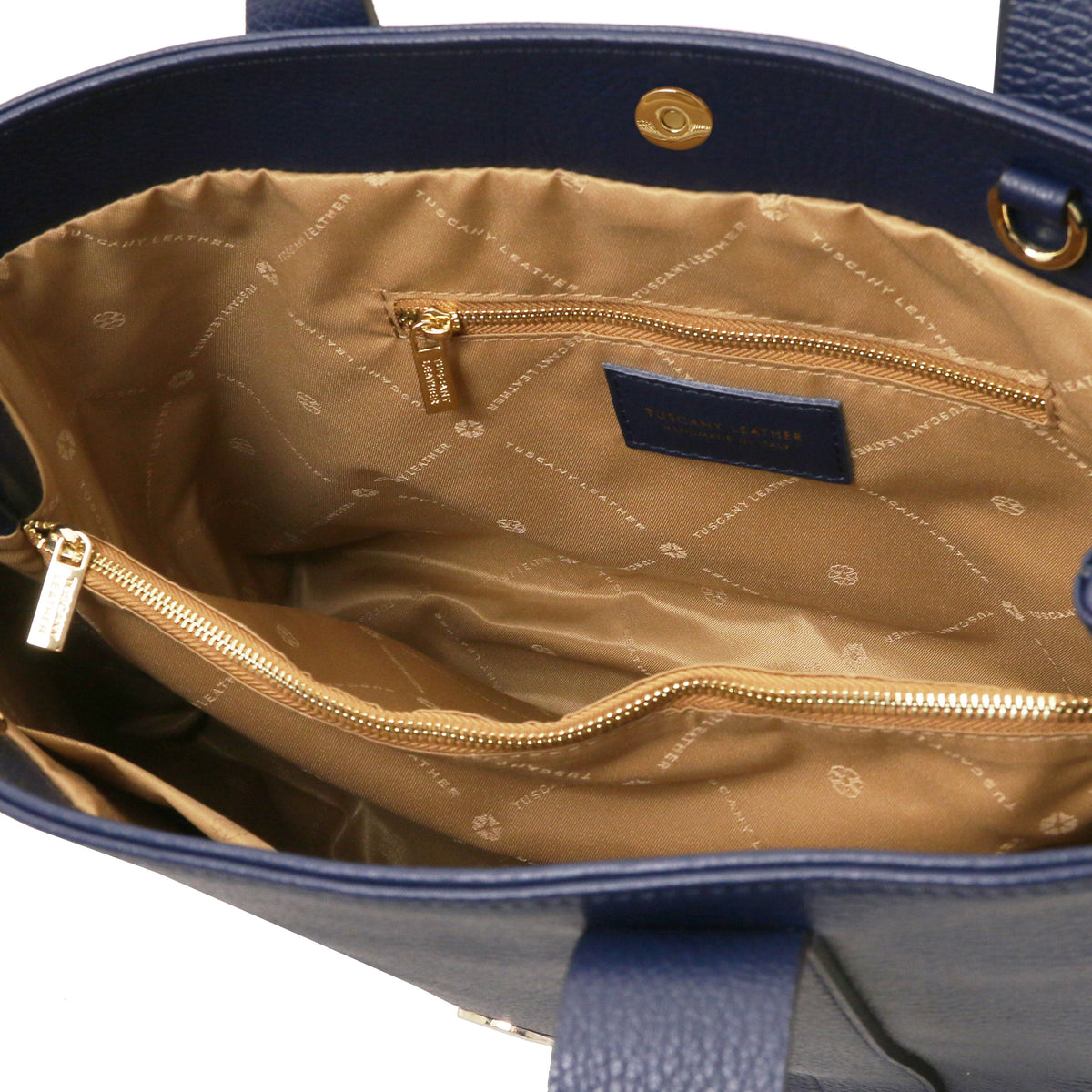 Sac cabas épaule femme CALLIE souple en cuir grainé à surpiqûres