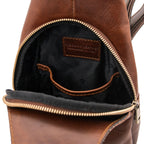 KEVIN – Sac bandoulière homme compact en cuir