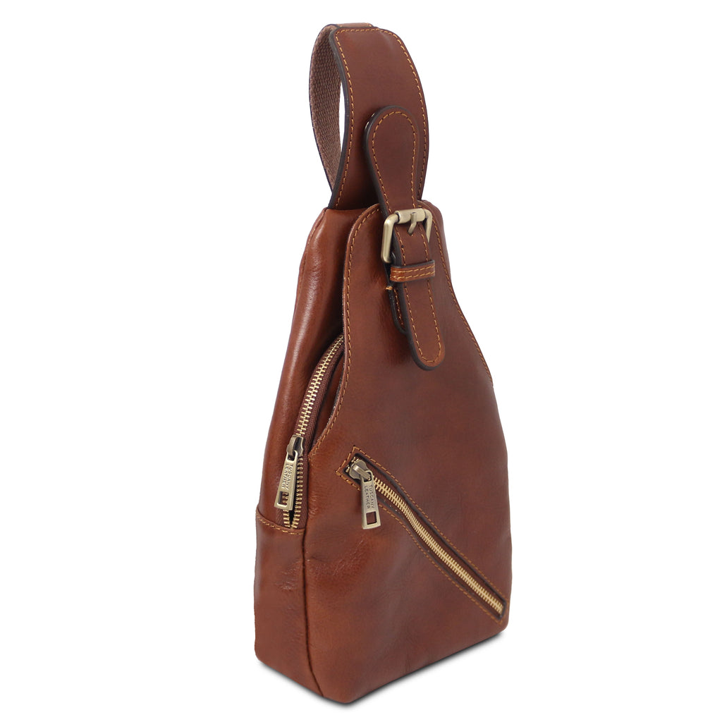 KEVIN – Sac bandoulière homme compact en cuir