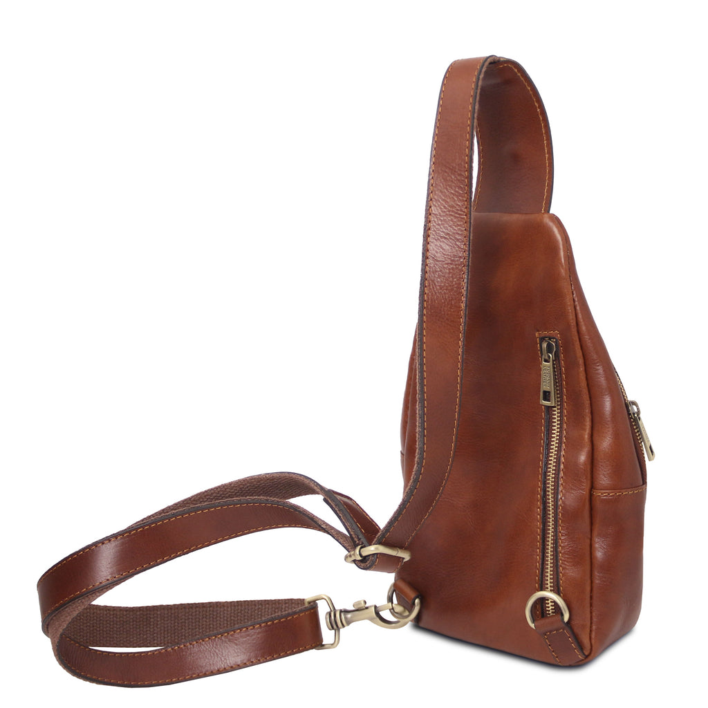 KEVIN – Sac bandoulière homme compact en cuir