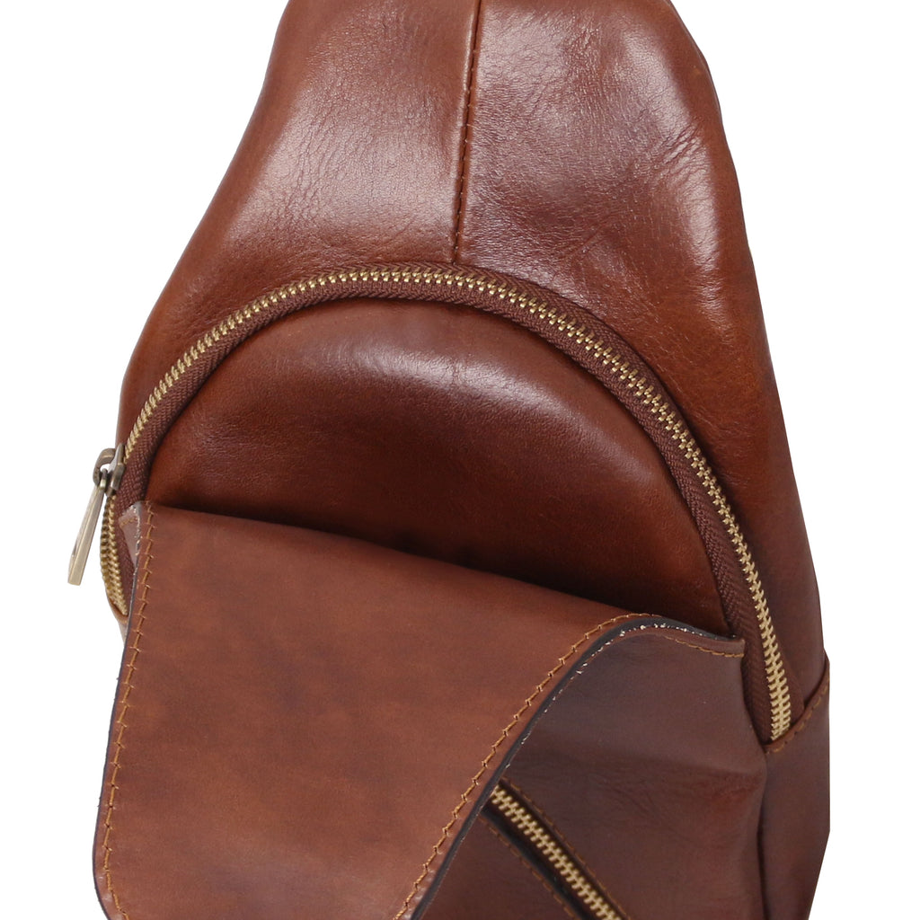 KEVIN – Sac bandoulière homme compact en cuir