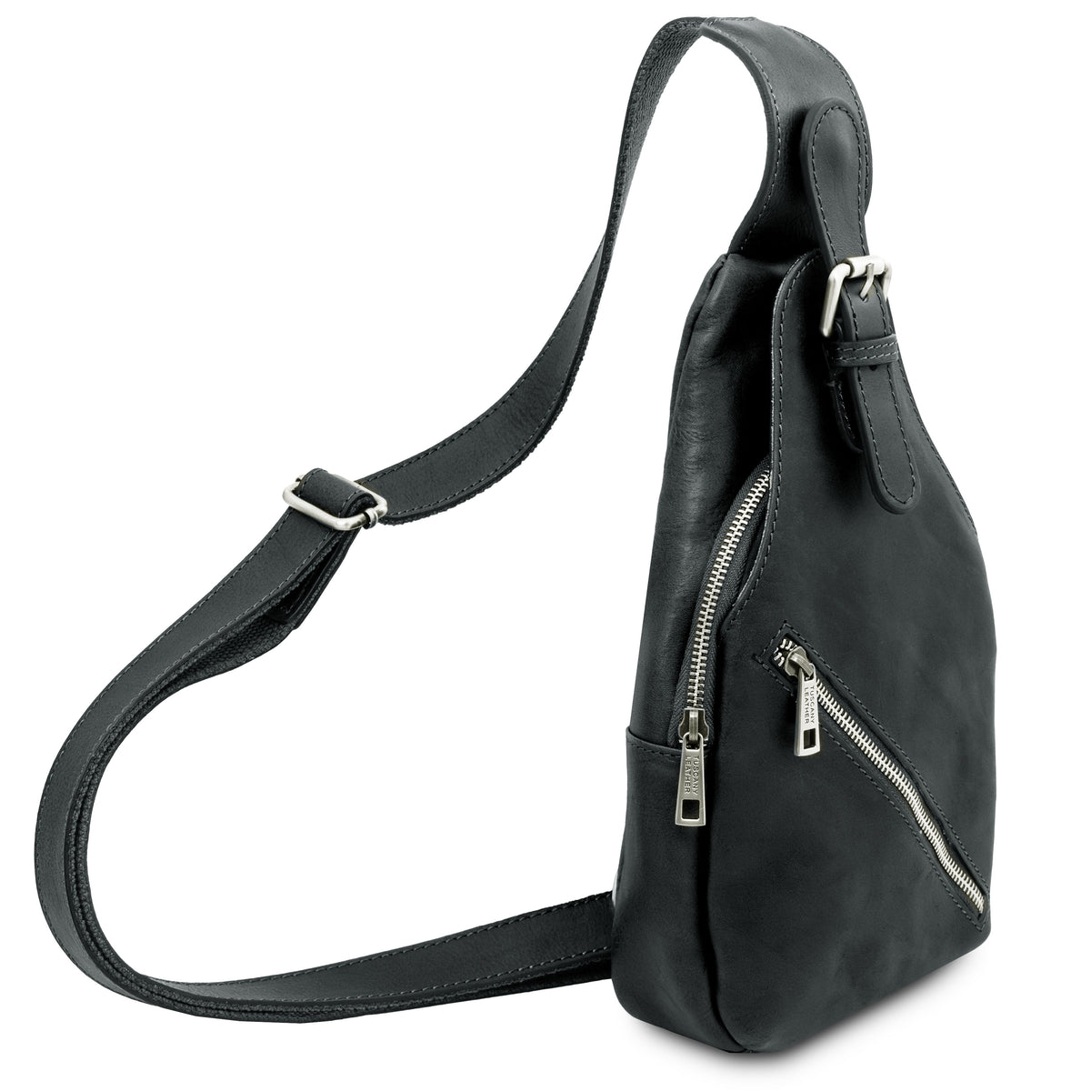 KEVIN – Sac bandoulière homme compact en cuir