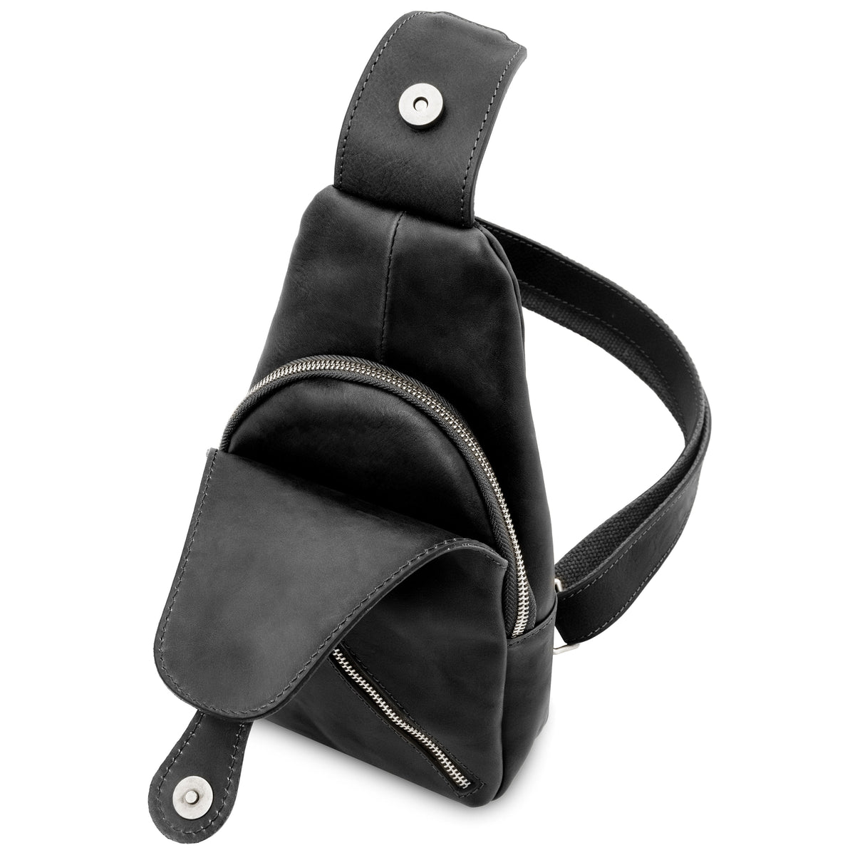 KEVIN – Sac bandoulière homme compact en cuir