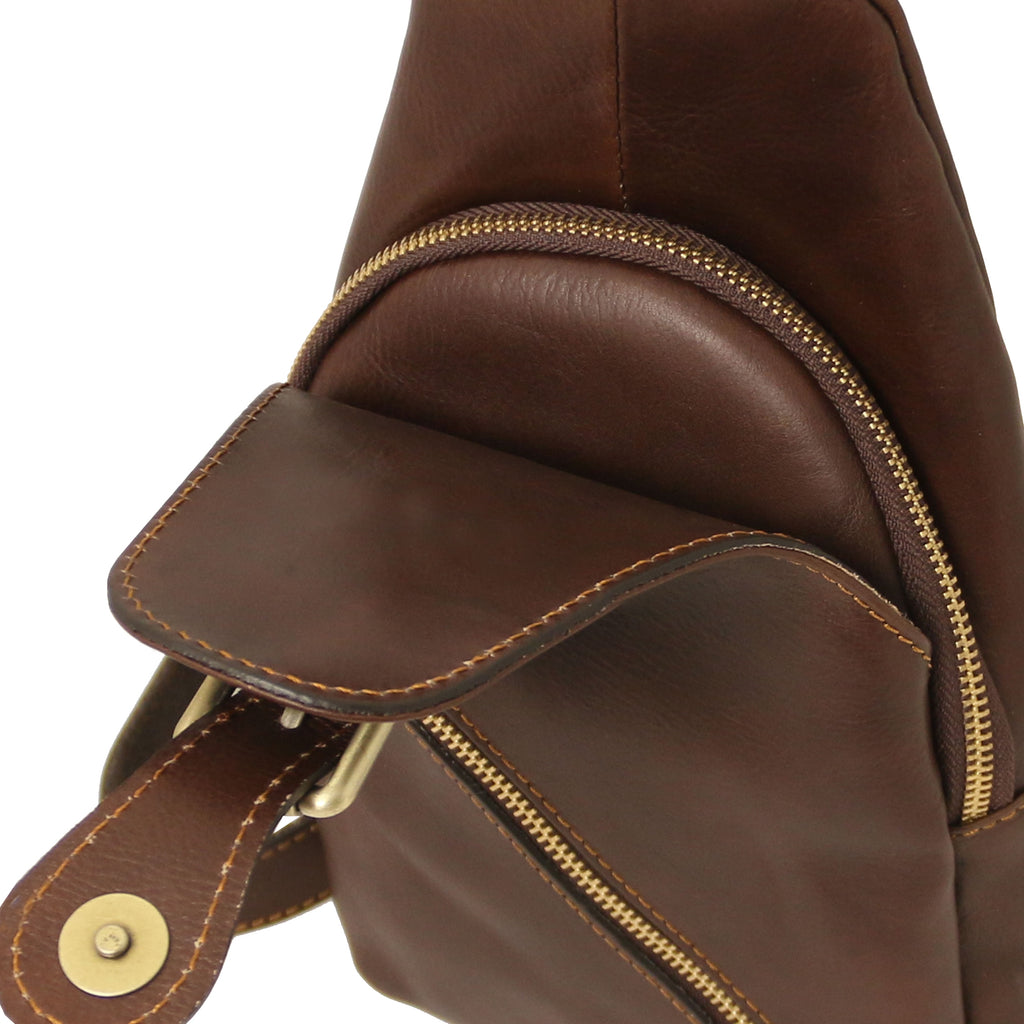 KEVIN – Sac bandoulière homme compact en cuir