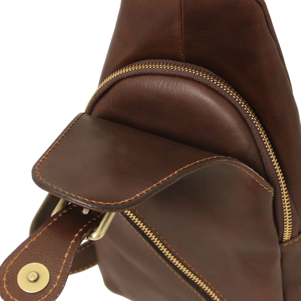 KEVIN – Sac bandoulière homme compact en cuir