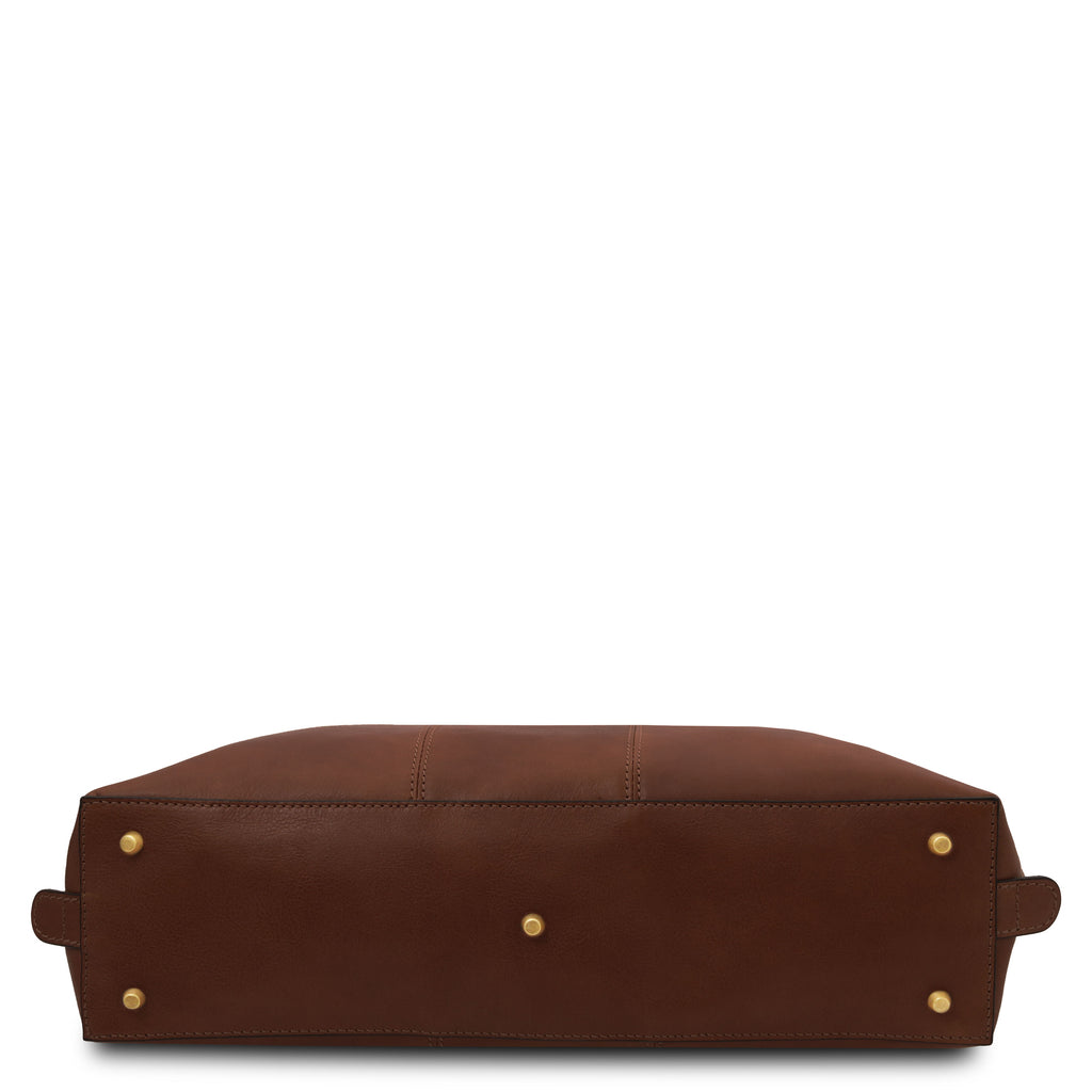 RAVENNA — Cartable business en cuir mat