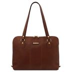 RAVENNA — Cartable business en cuir mat