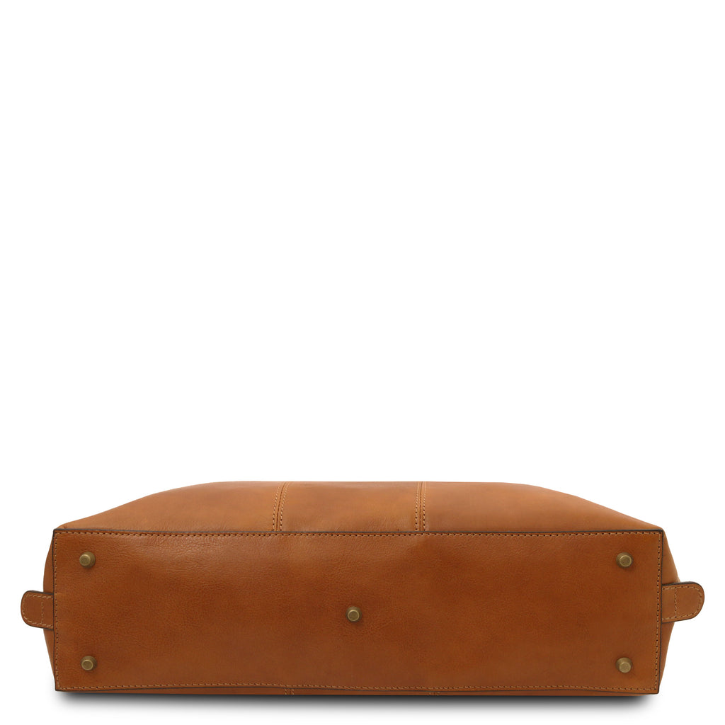 RAVENNA — Cartable business en cuir mat