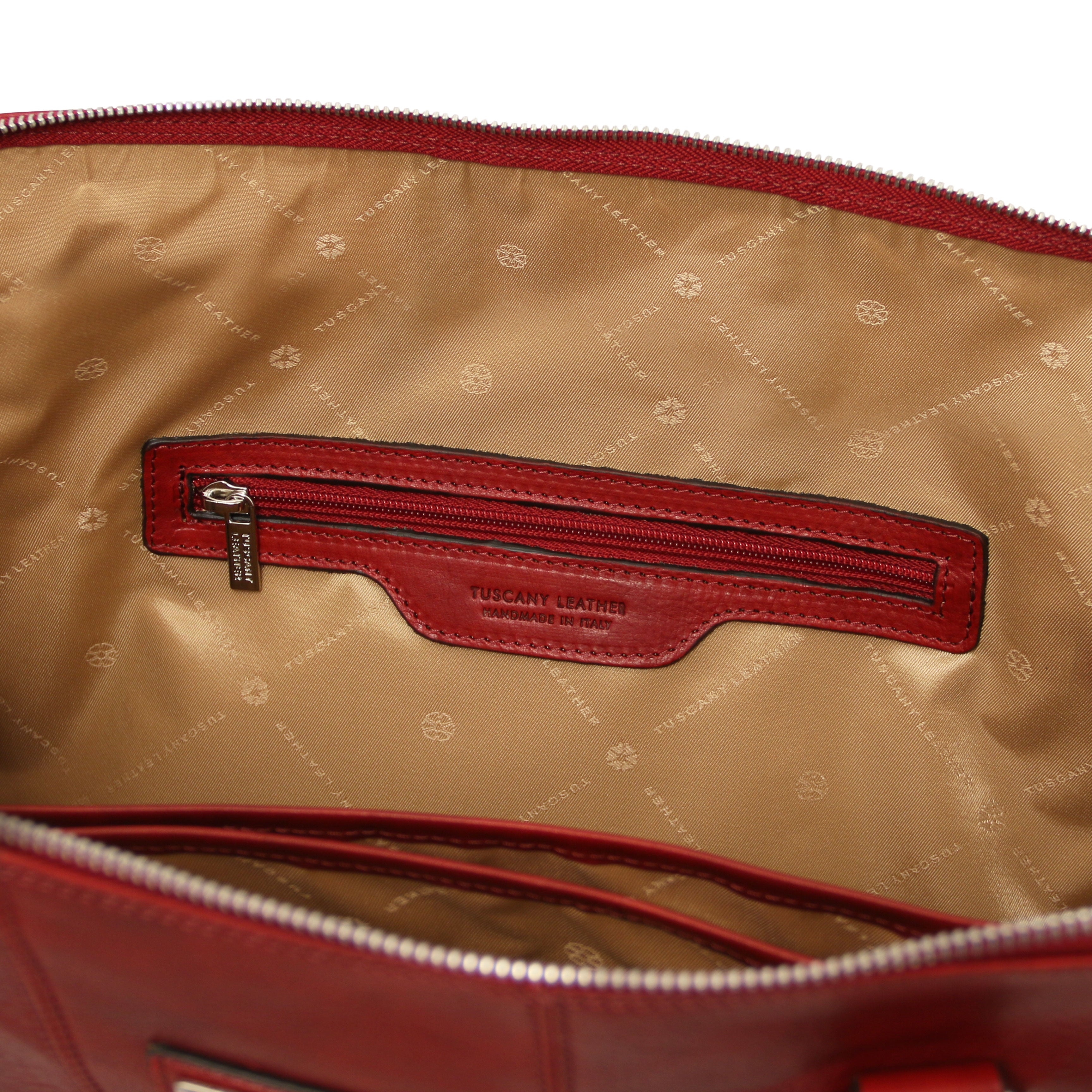 RAVENNA — Cartable business en cuir mat