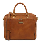 Cartable homme ordinateur cuir pleine fleur 2 compartiments PISA