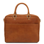 Cartable homme ordinateur cuir pleine fleur 2 compartiments PISA