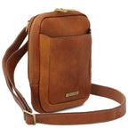 MARK – Sac bandoulière homme compact en cuir