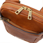 MARK – Sac bandoulière homme compact en cuir