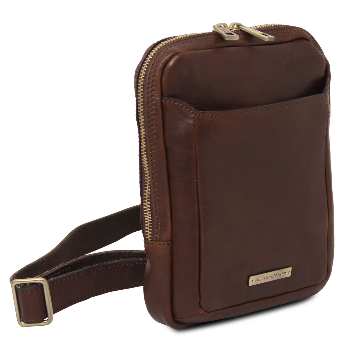 MARK – Sac bandoulière homme compact en cuir