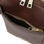 MARK – Sac bandoulière homme compact en cuir
