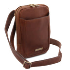 MARK – Sac bandoulière homme compact en cuir