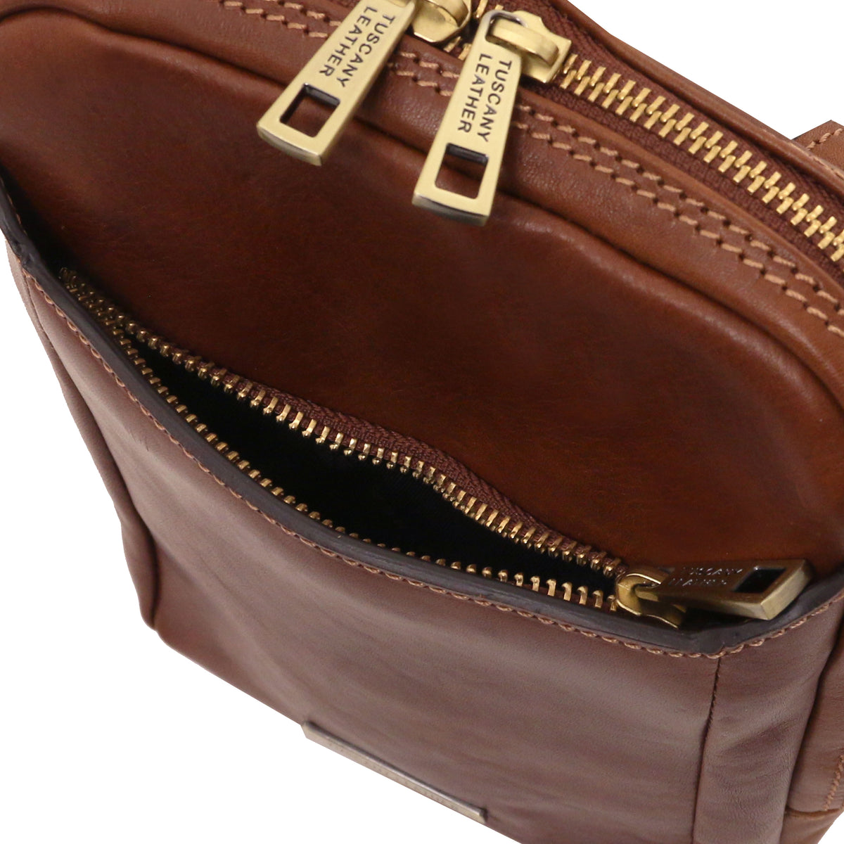 MARK – Sac bandoulière homme compact en cuir