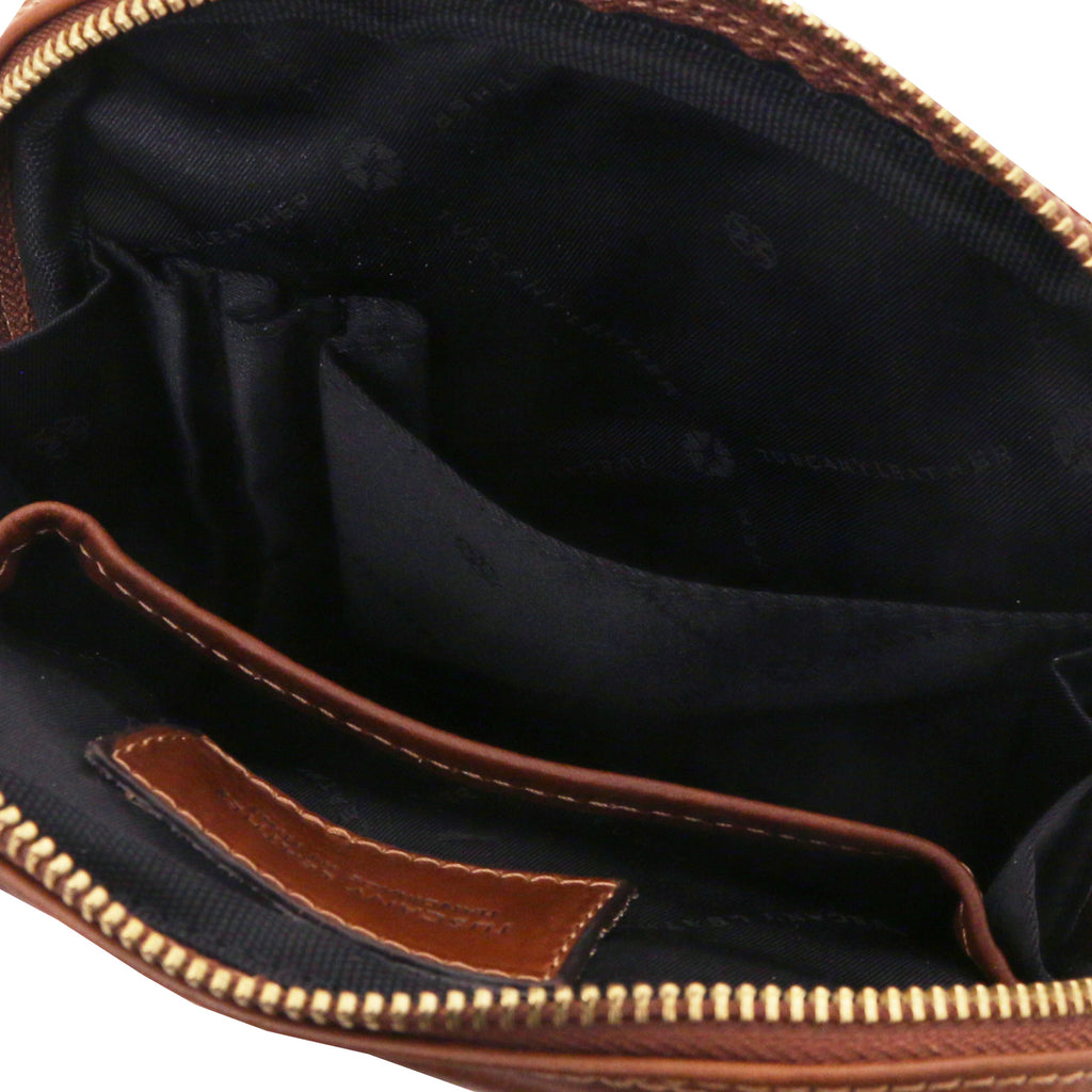 MARK – Sac bandoulière homme compact en cuir