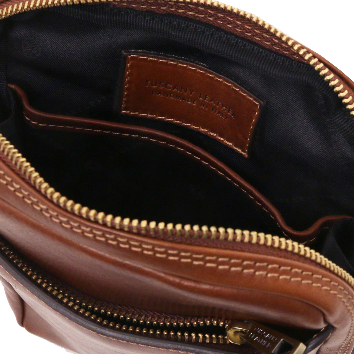 MARK – Sac bandoulière homme compact en cuir