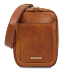 MARK – Sac bandoulière homme compact en cuir