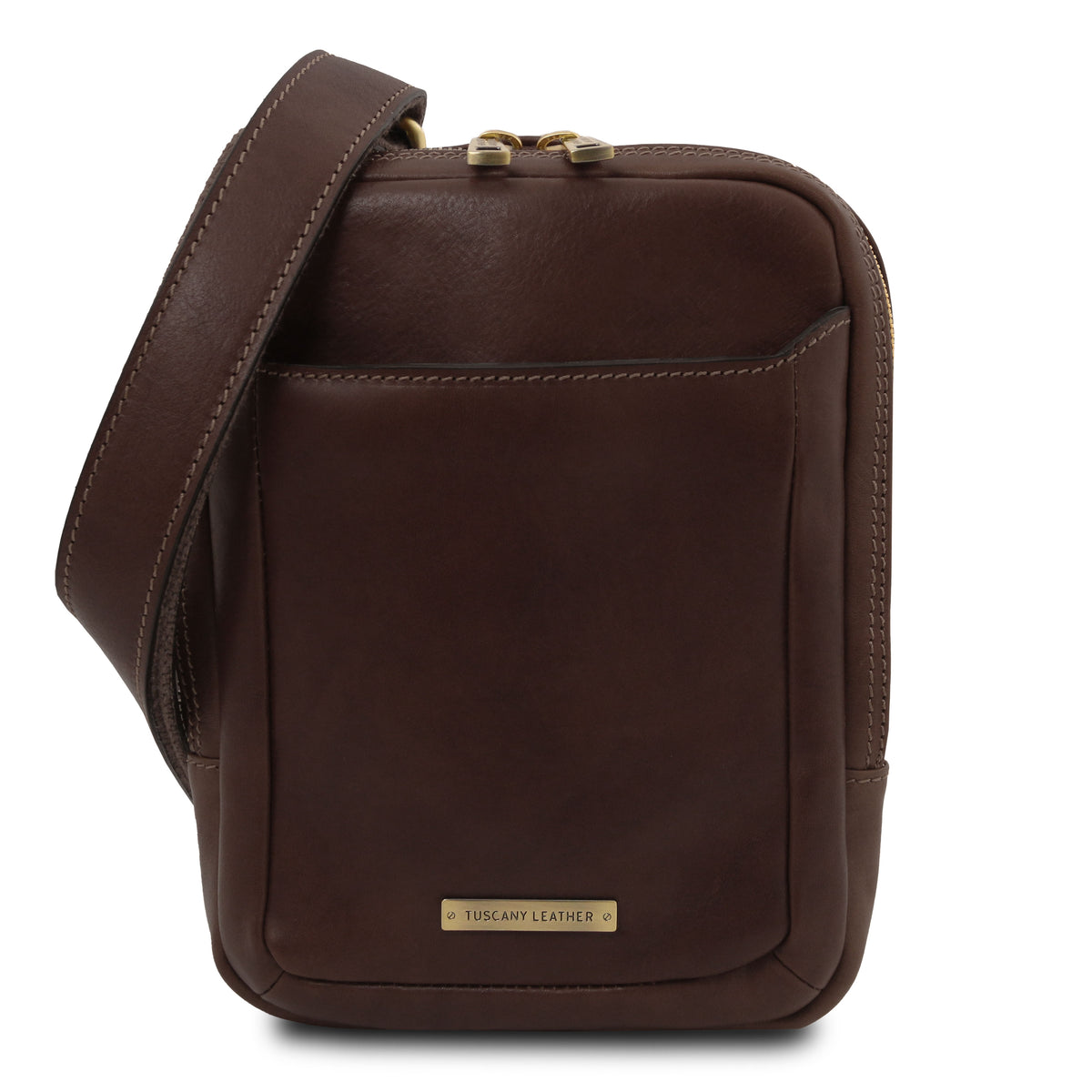 MARK – Sac bandoulière homme compact en cuir