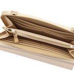 URANIA — Leather Wallet Crossbody Bag