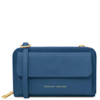 URANIA — Leather Wallet Crossbody Bag