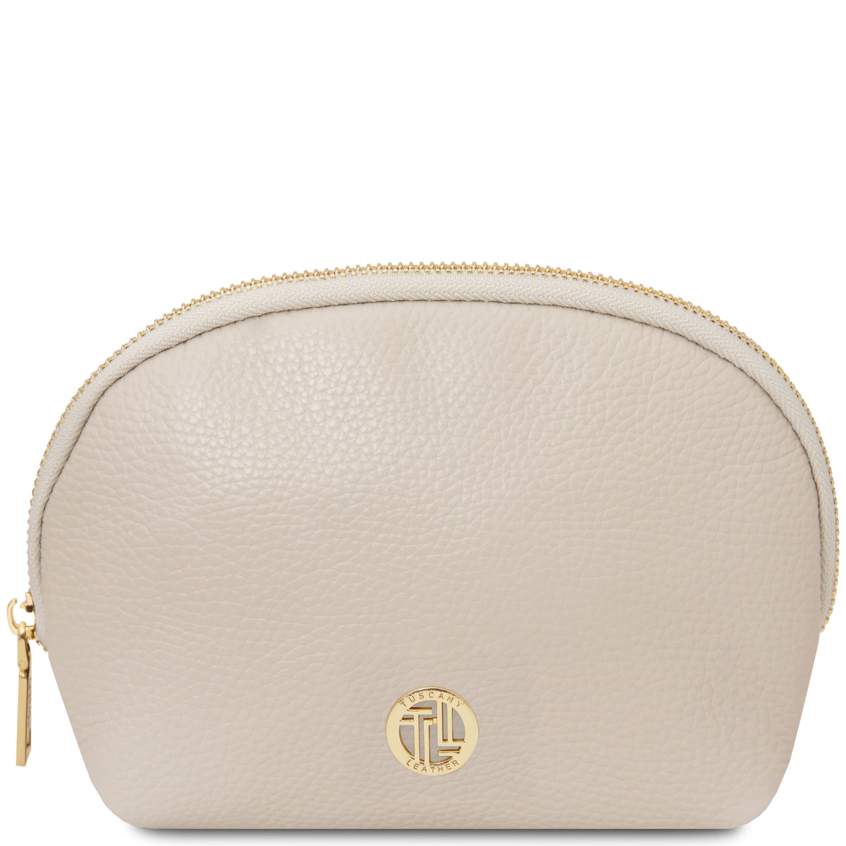 Trousse de toilette femme VERA en cuir grainé souple