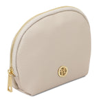 Trousse de toilette femme VERA en cuir grainé souple
