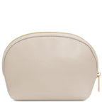 Trousse de toilette femme VERA en cuir grainé souple