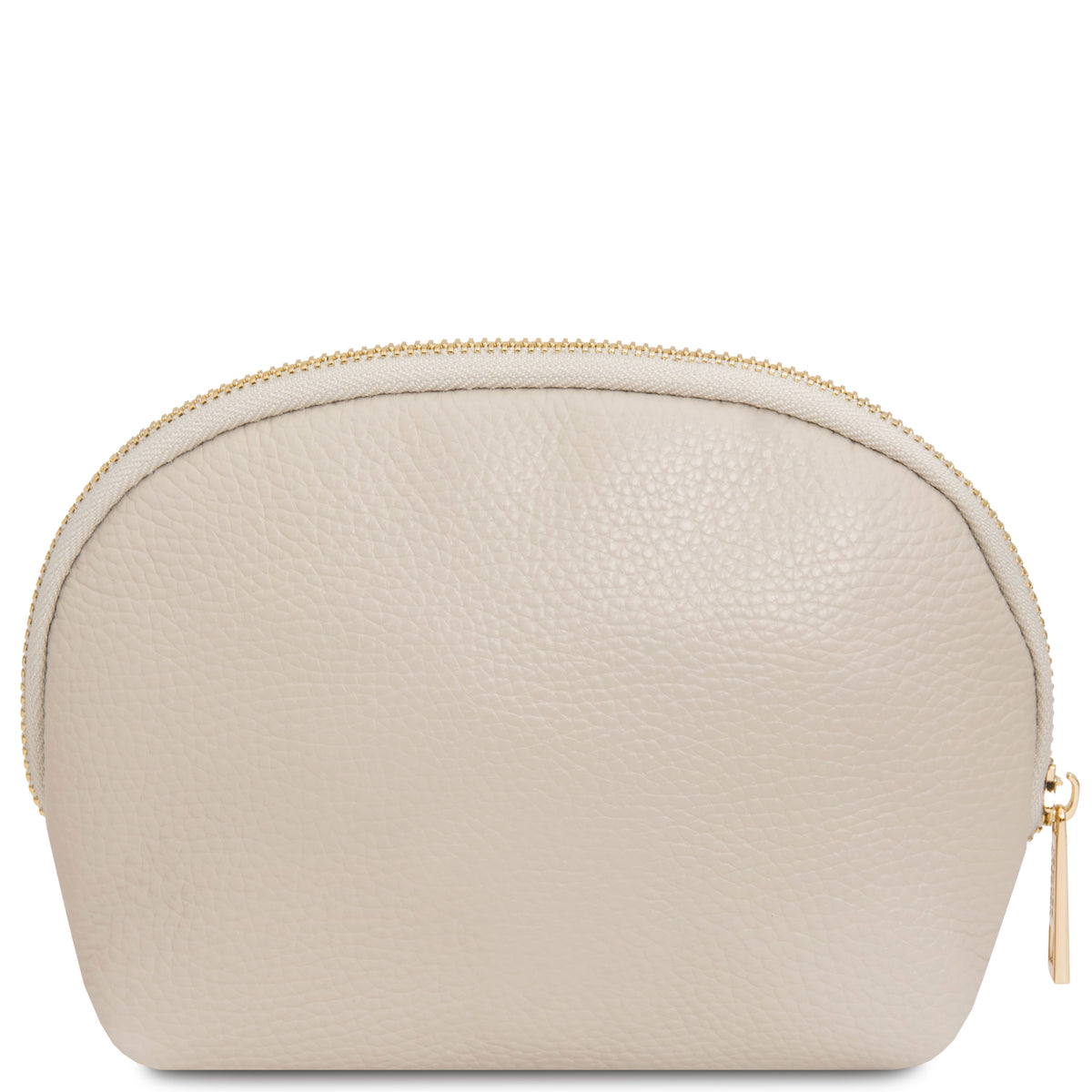 Trousse de toilette femme VERA en cuir grainé souple