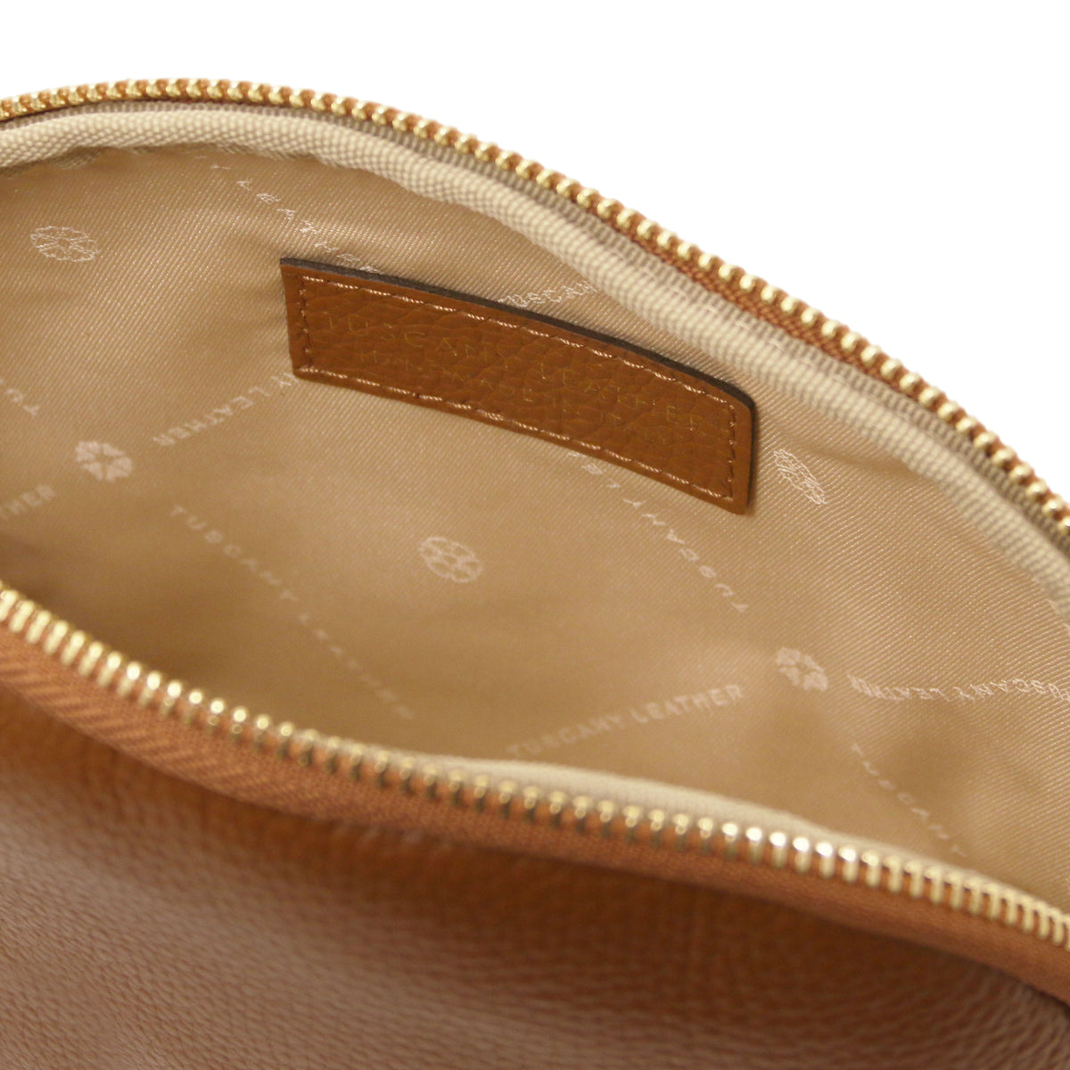 Trousse de toilette femme VERA en cuir grainé souple