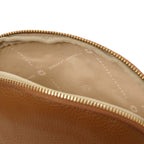 Trousse de toilette femme VERA en cuir grainé souple