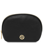 Trousse de toilette femme VERA en cuir grainé souple
