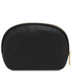 Trousse de toilette femme VERA en cuir grainé souple