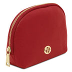 Trousse de toilette femme VERA en cuir grainé souple