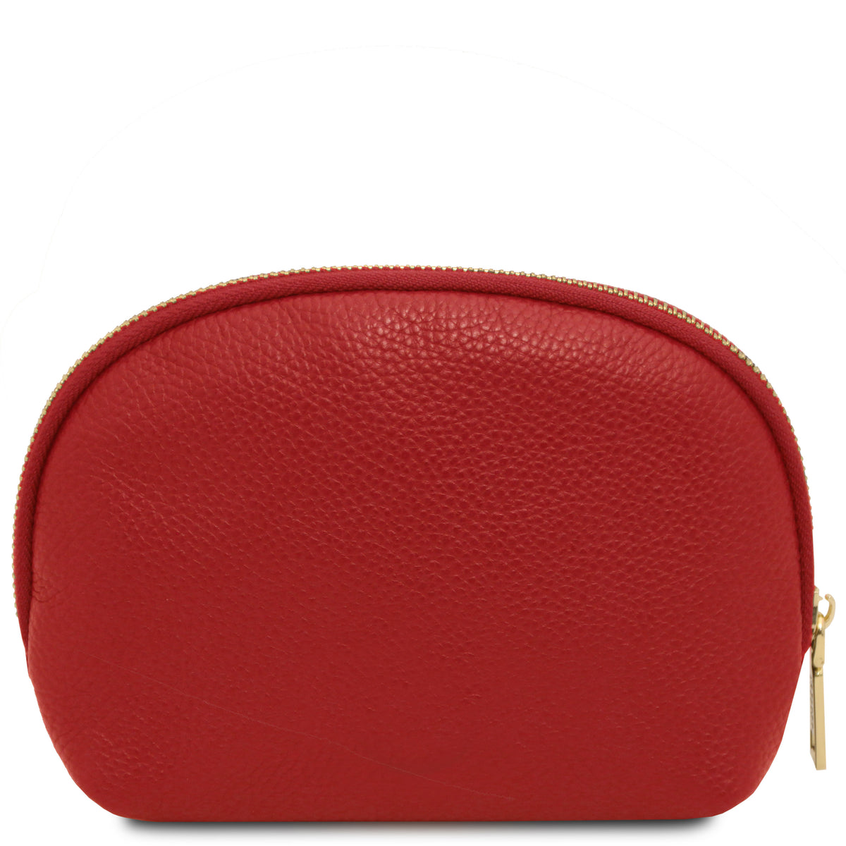 Trousse de toilette femme VERA en cuir grainé souple