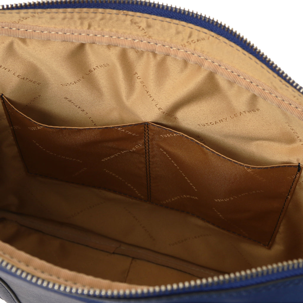PRATO — Serviette ordinateur en cuir Saffiano