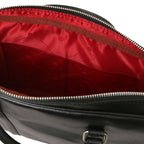 PRATO — Serviette ordinateur en cuir Saffiano