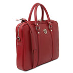 PRATO — Serviette ordinateur en cuir Saffiano