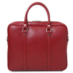 PRATO — Serviette ordinateur en cuir Saffiano