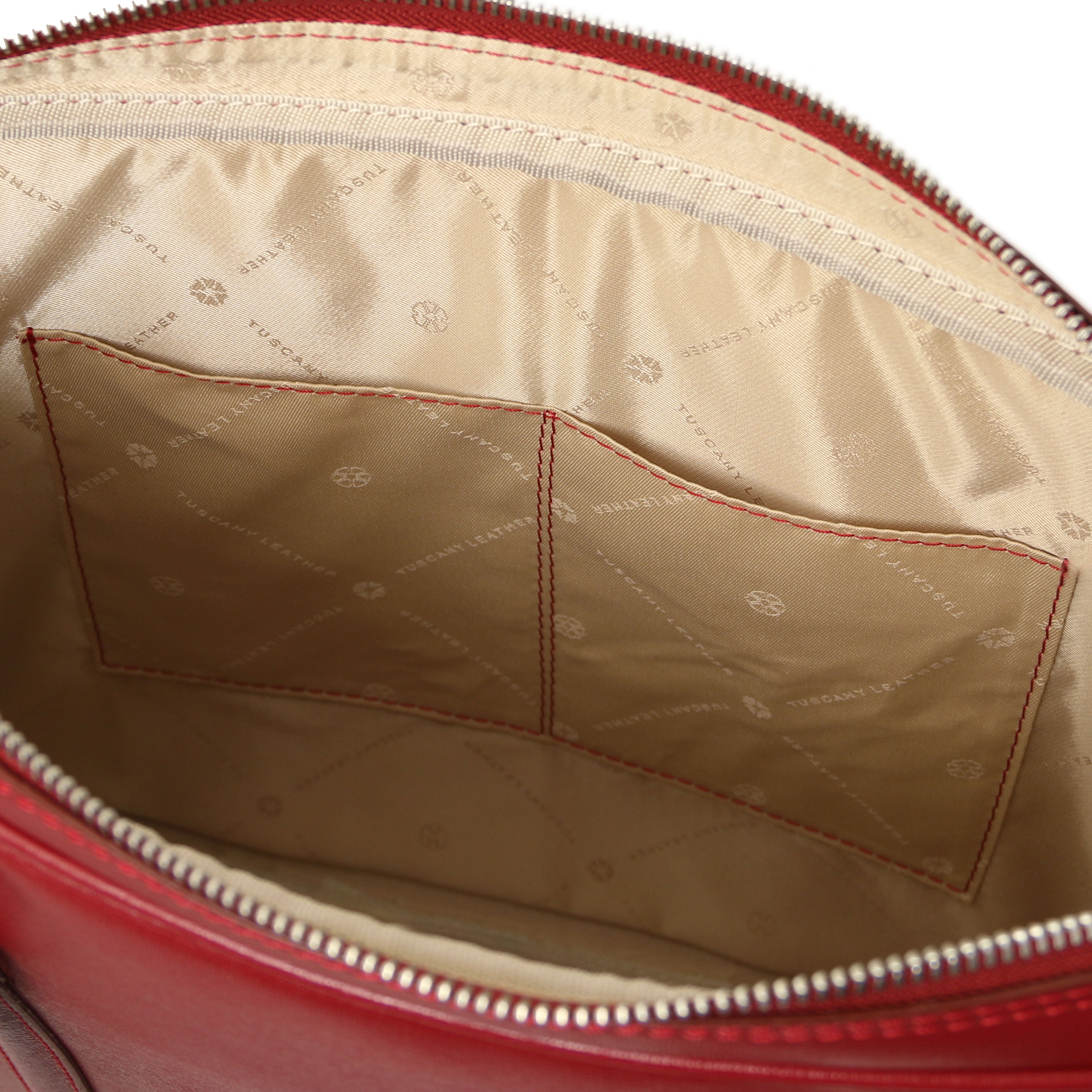 PRATO — Serviette ordinateur en cuir Saffiano
