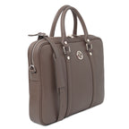 PRATO — Serviette ordinateur en cuir Saffiano