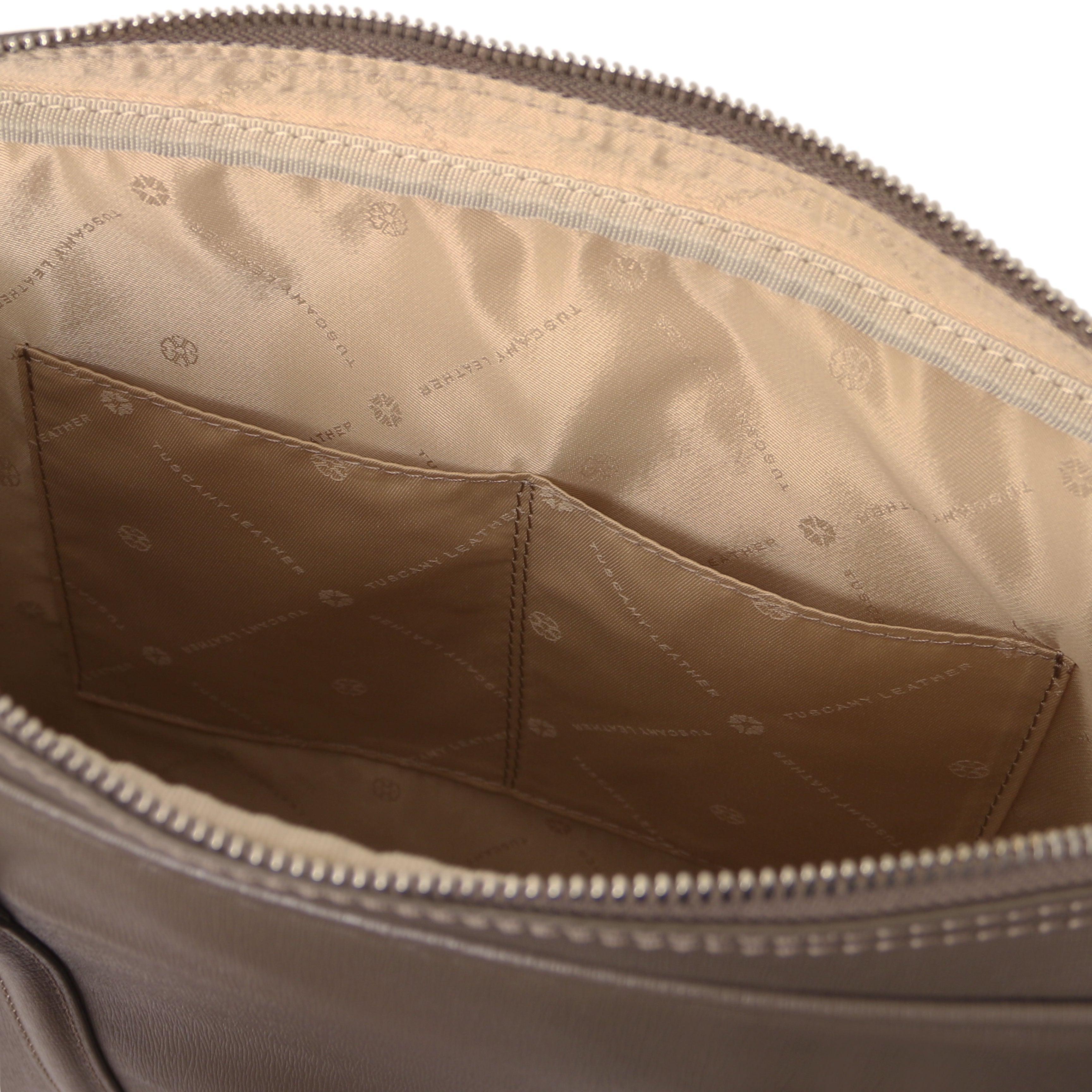 PRATO — Serviette ordinateur en cuir Saffiano