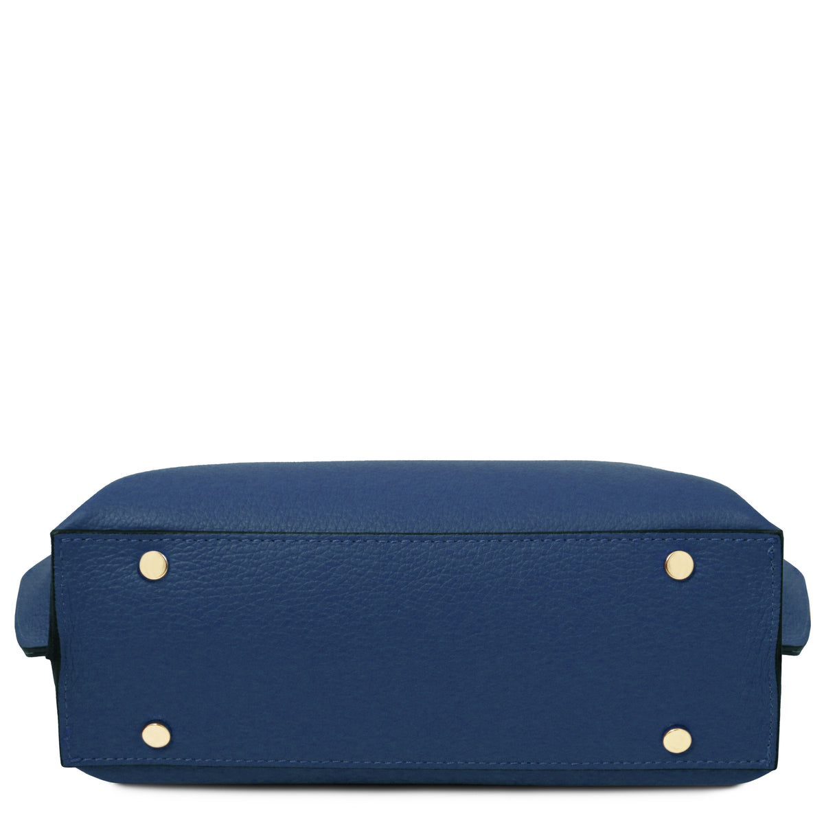 Sac cabas femme AGATHA structuré en cuir forme trapèze à fermoir