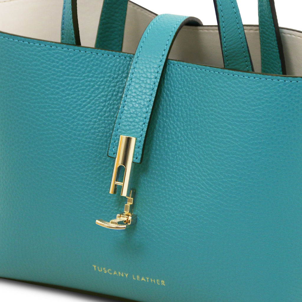 AGATHA — Cabas trapèze à fermoir signature