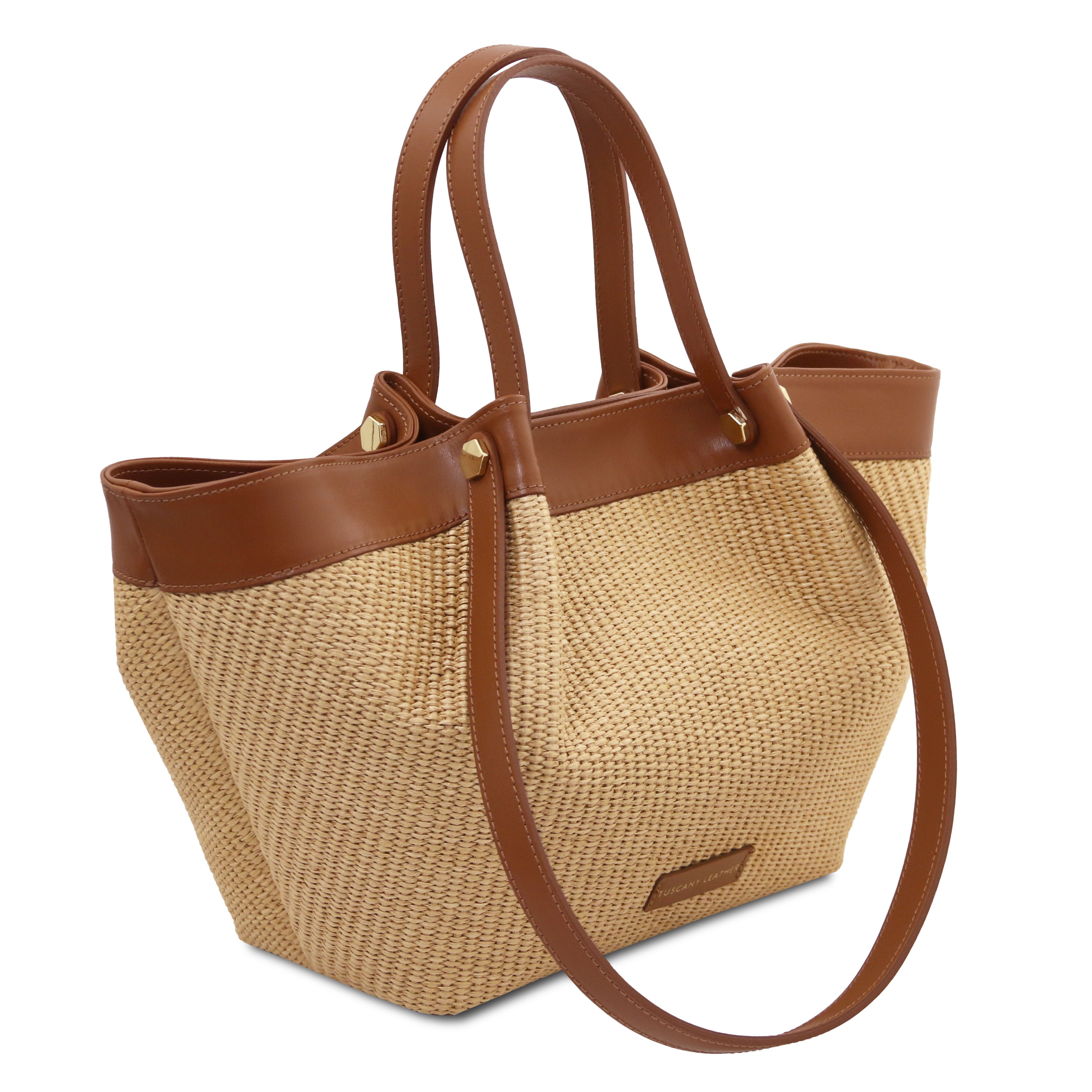 SOLEIL — Sac shopping en raphia